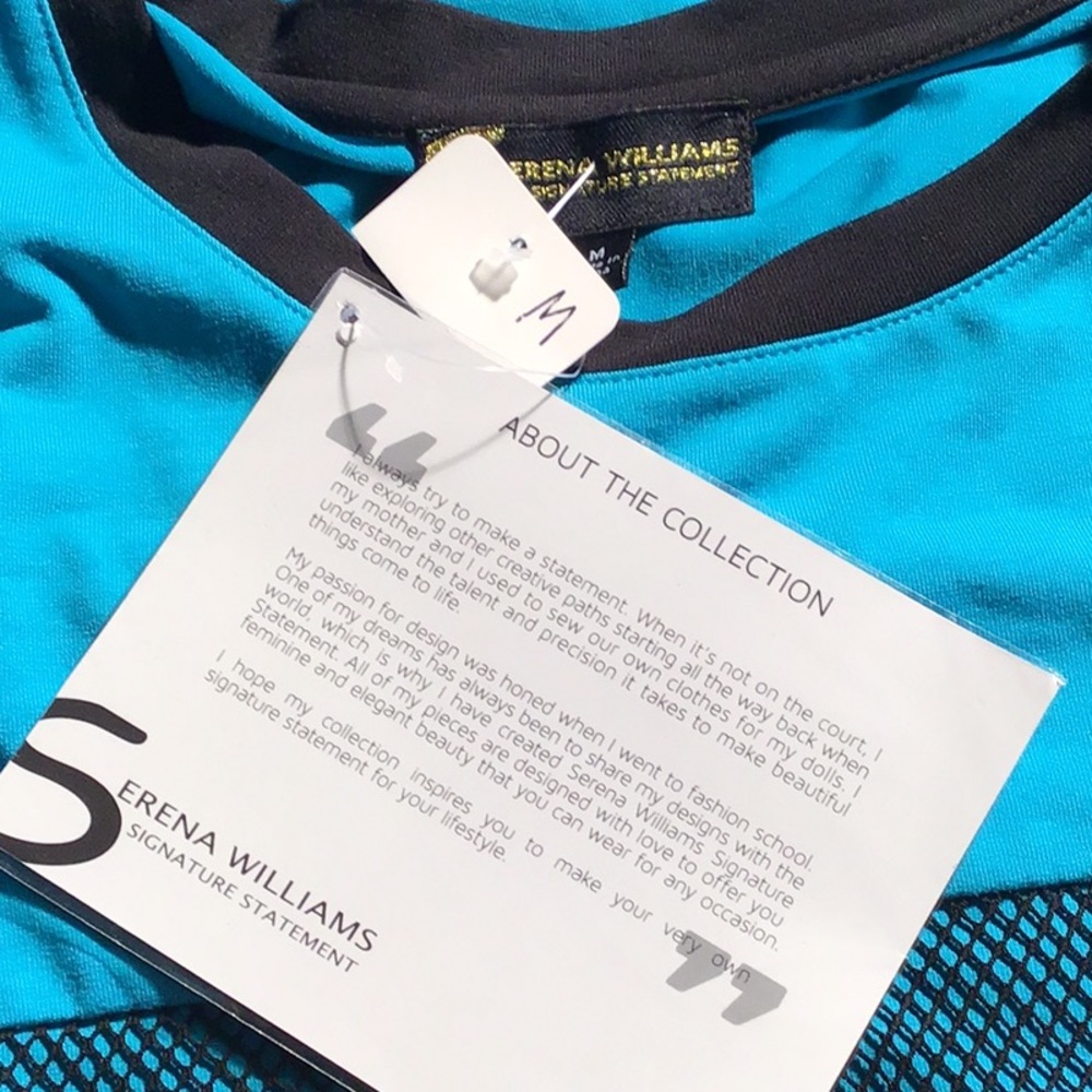 Serena Williams signature statement tunic shirt M - Picture 5 of 5